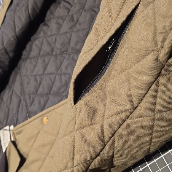 NWT Smith + Rogue Women's Hooded Quilted Stokie Jacket in Olive - Picture 7 of 16